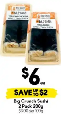 Drakes Big Crunch Sushi 2 Pack offer