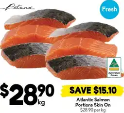 Drakes Atlantic Salmon Portions Skin On offer