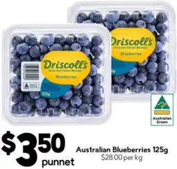 Drakes Australian Blueberries offer
