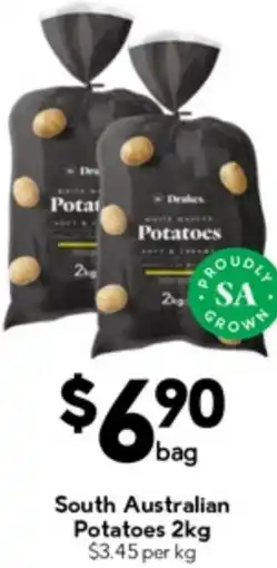Drakes South Australian Potatoes offer