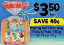 Drakes Mighty Soft Hot Dog Rolls offer