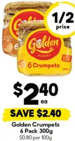 Drakes Golden Crumpets 6 Pack offer
