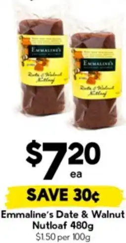 Drakes Emmaline's Date & Walnut Nutloaf offer