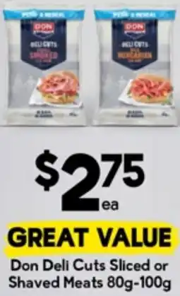 Drakes Don Deli Cuts Sliced or Shaved Meats offer