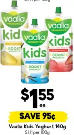 Drakes Vaalia Kids Yoghurt offer
