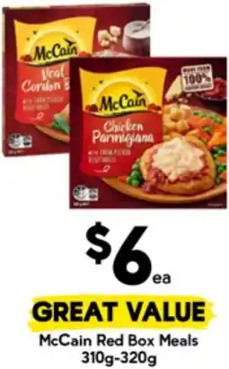 Drakes McCain Red Box Meals offer