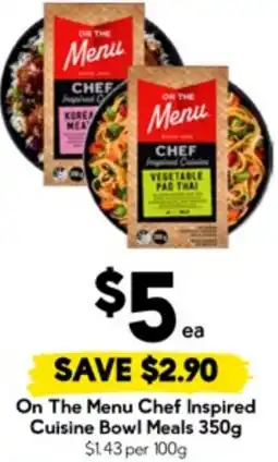 Drakes On The Menu Chef Inspired Cuisine Bowl Meals offer