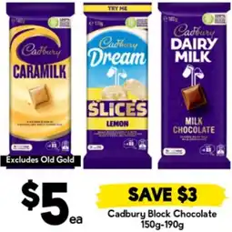 Drakes Cadbury Block Chocolate offer