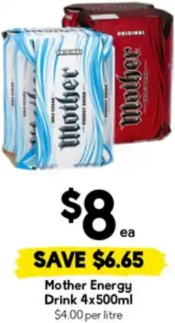 Drakes Mother Energy Drink offer