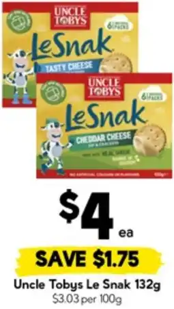 Drakes Uncle Tobys Le Snak offer