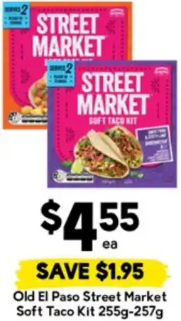 Drakes Old El Paso Street Market Soft Taco Kit offer