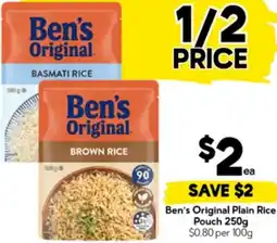 Drakes Ben's Original Plain Rice Pouch offer