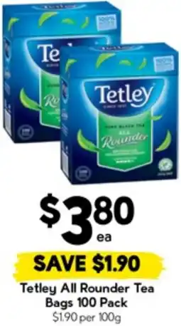 Drakes Tetley All Rounder Tea Bags offer