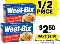 Drakes Sanitarium Weet Bix offer