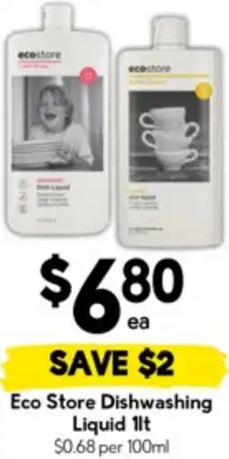 Drakes Eco Store Dishwashing Liquid offer