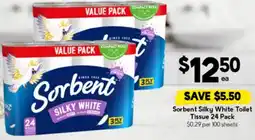 Drakes Sorbent Silky White Toilet Tissue offer