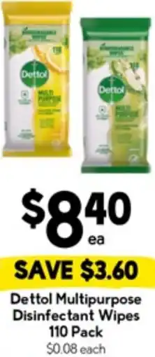 Drakes Dettol Multipurpose Disinfectant Wipes offer