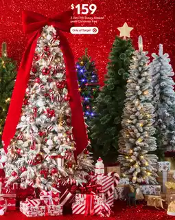Target Snowy Alaskan prelit Christmas tree offer