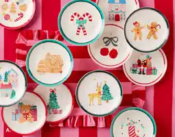 Target 12 days of Christmas side plates offer