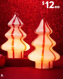 Target Light up glass stripe tree offer