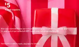 Target Napkins offer