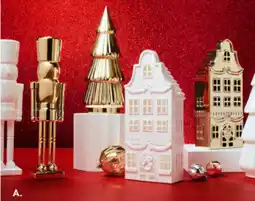Target Metallic/flocked/white tabletop Nutcracker, tree or house offer