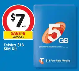 Coles Telstra SIM Kit offer