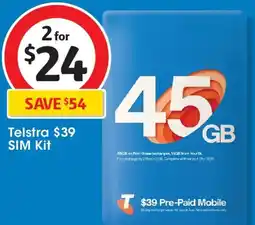 Coles Telstra SIM Kit offer
