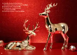 Target Gold look reindeer Assorted offer