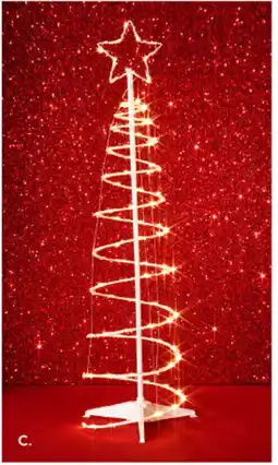 Target Light up multifunction spiral tree offer