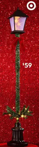 Target Light up lamp post offer