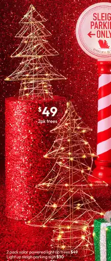 Target solar powered light up trees offer