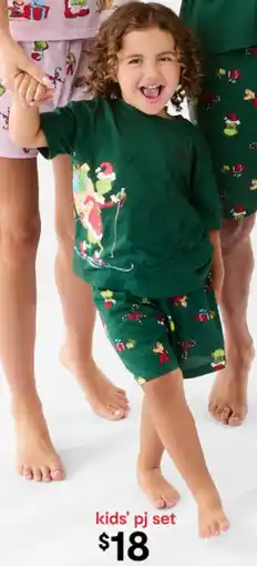 Kmart kids' pj set offer