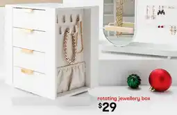 Kmart rotating jewellery box offer