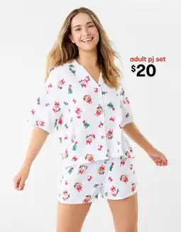 Kmart adult pj set offer