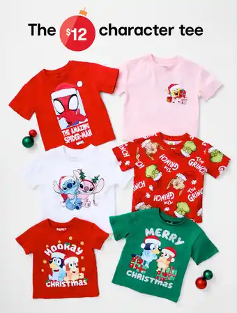 Kmart character tee offer