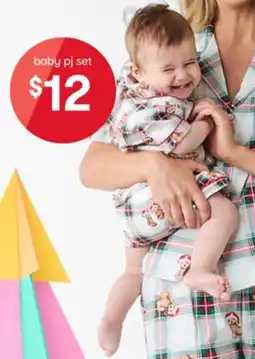 Kmart baby pj set offer
