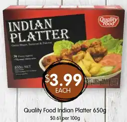 Spudshed Quality Food Indian Platter offer