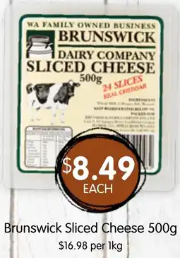 Spudshed Brunswick Sliced Cheese offer