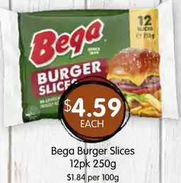 Spudshed Bega Burger Slices 12pk offer