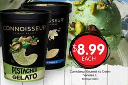 Spudshed Connoisseur Gourmet Ice Cream Varieties offer