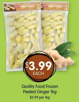 Spudshed Quality Food Frozen Peeled Ginger offer