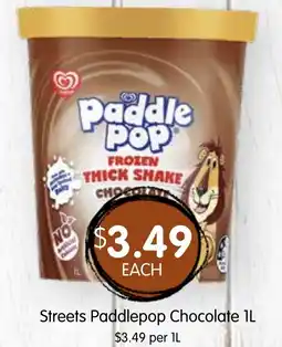 Spudshed Streets Paddlepop Chocolate offer