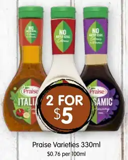 Spudshed Praise Varieties offer