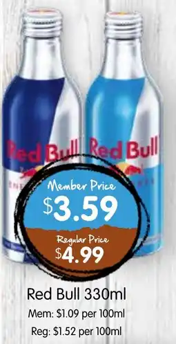 Spudshed Red Bull offer