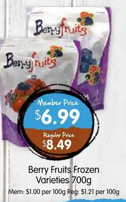 Spudshed Berry Fruits Frozen Varieties offer