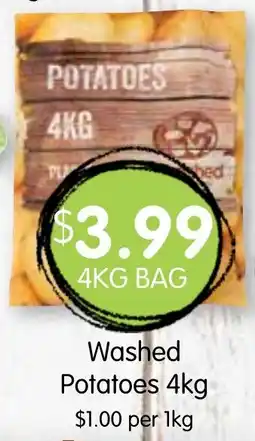 Spudshed Washed POTATOES offer