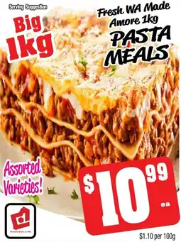 Farmer Jack's Fresh wa made amore pasta meals offer