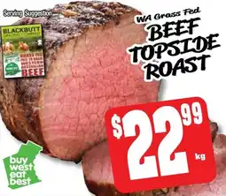 Farmer Jack's Beef topside roast offer
