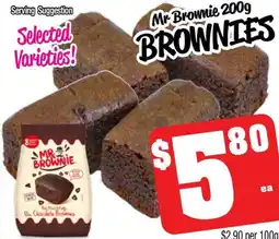 Farmer Jack's Mr brownie brownies offer